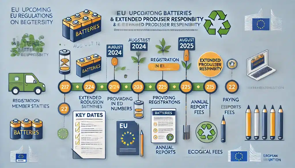 requisitos en la UE sobre pilas y baterías 