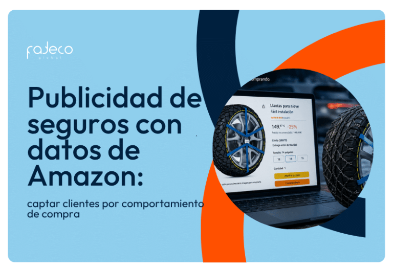 Publicidad de seguros con datos de Amazon